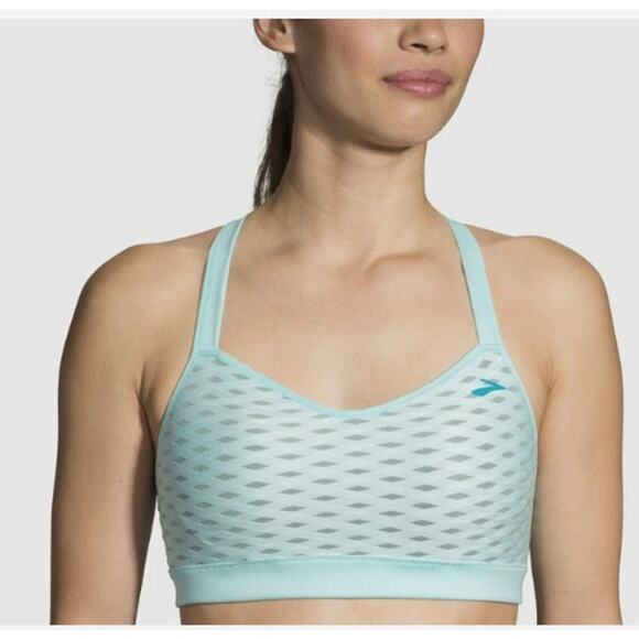 New NWT Brooks Uprise Crossback Ice Mesh Medium Impact Large A/B Cup - Picture 2 of 8